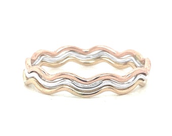 Scalloped Stacking Ring