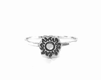 Summer Sun Charm Cut Out Ring