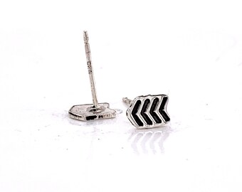 Chevron Stud Earrings