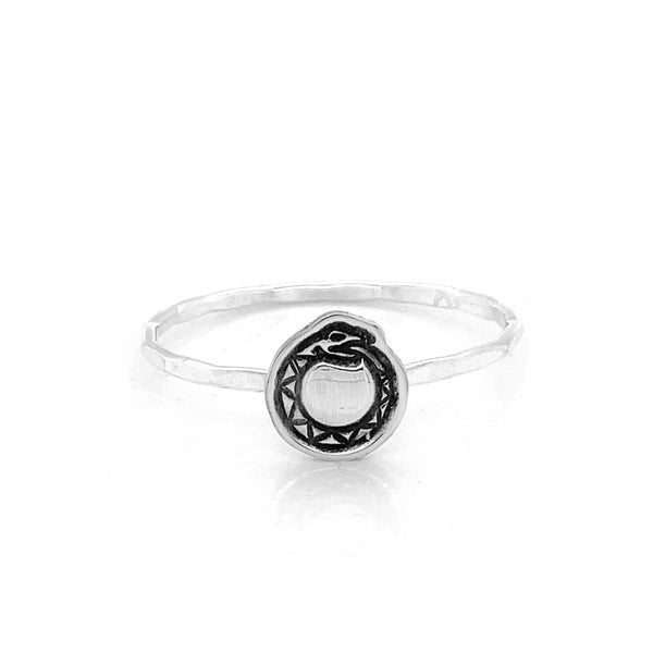 Ouroboros Ring, Ouroborus, Ouroboros, Snake, Snake Ring, Snake Jewelry, Ouroborus Ring, Serpent, Silver Snake Ring, Stacking Ring