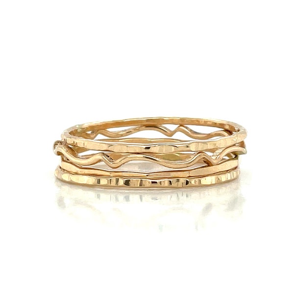 Stapelring, Ringset, Ringset, Ringset, Ringset, Geschenk für sie, Ringset, Ringset, stapelbar, Ringset, stapelbar, Ringset, Ringset, minimalistisch