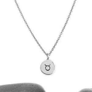 Zodiac Necklace, Zodiac Jewelry, Birthday Gift, Taurus Jewelry, Constellation, Zodiac Sign Necklace, Taurus Zodiac, Taurus, Taurus Pendant
