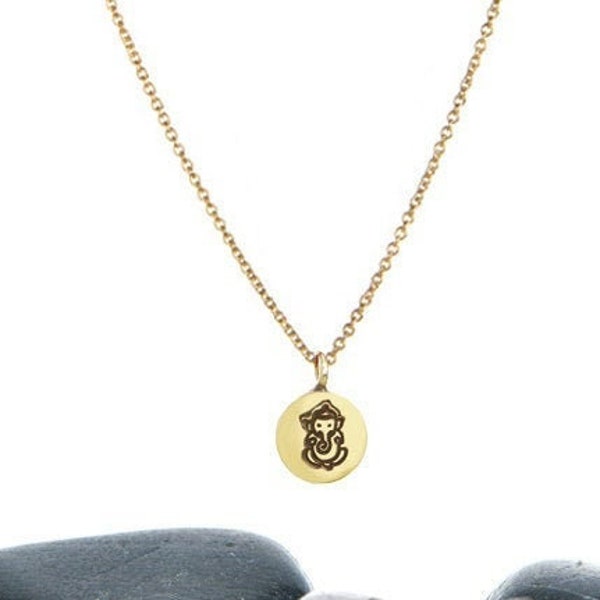 Ganesha Necklace, Ganesh Necklace, Yoga Jewelry, Ganesh Pendant, Ganesh, Ganesha Pendant, Hindu, Sterling Silver, Lord Ganesh, Indian God