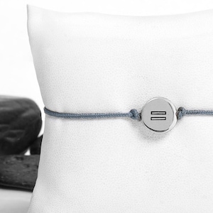 Equality Symbol Bracelet | Adjustable Cord Friendship Jewelry