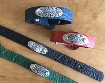 6/27/18 ~ Leather ID Bracelet, BYOB
