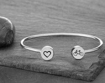 Bike Bracelet, Bicycle Jewelry, Cycling Bracelet, Bike Jewelry, Cycling Gifts, Bicycle, Cyclist Gift, Cyclist Bracelet, Biker Jewelry
