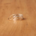 Hammered Stacking Band in Gold Filled, Rose Gold Filled or Recycled Sterling Silver