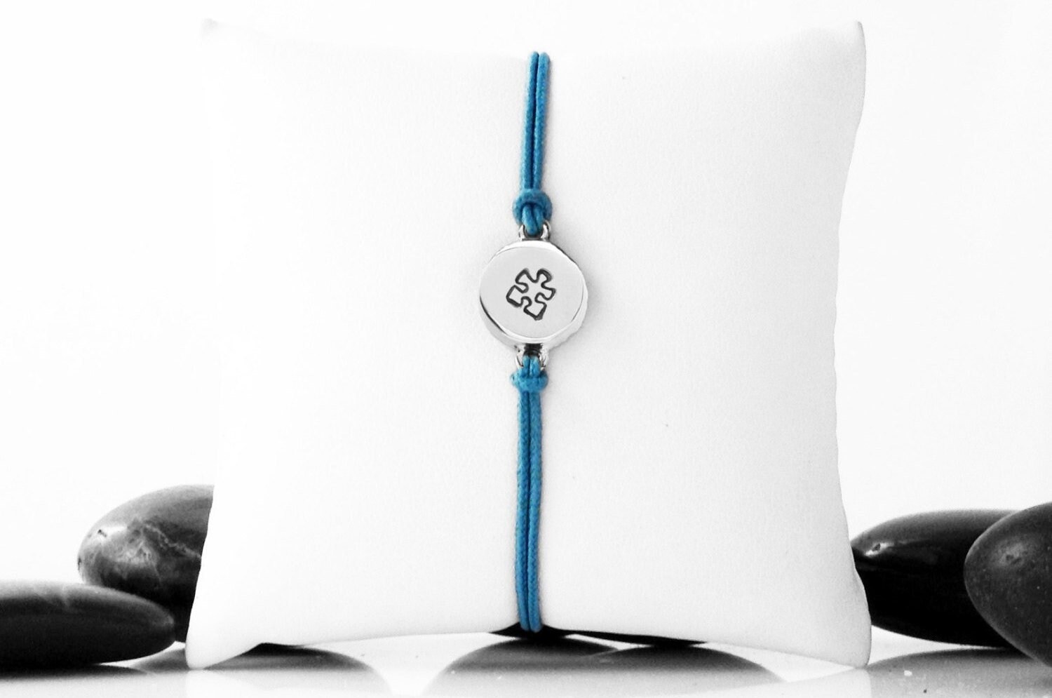 Puzzle piece friendship bracelet sale