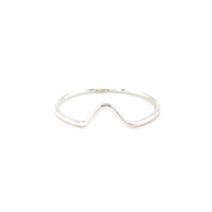 Chevron Ring, Stacking Rng, V Ring, Minimalist Ring, Dainty Ring, Stackable Ring, Silver Chevron Ring, V Shape Ring, V Shaped Ring