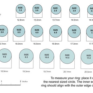 Ring Size Chart, Ring Sizer, Ring Sizing Tool, Ring Size Guide, Ring Size,  Ring Sizer Tool, Reusable Ring Sizer, Ring Size Finder 