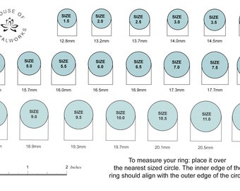 Ring Size Chart, Ring Sizer, Ring Sizing Tool, Ring Size Guide, Ring Size, Ring Sizer Tool, Reusable Ring Sizer, Ring Size Finder