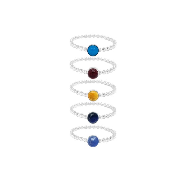 Build Your Own Gemstone Solitaire Bead Band