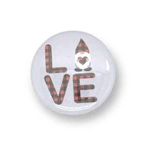 Gnome, Gnomes, Button, Garden Gnome, Gnome Gift, Pin, Pinback Button, Magnet, Valentines Day, Valentines, Valentine's Day, Button Gift