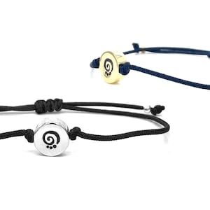 Gratitude Symbol Small Charm Friendship Bracelet - Adjustable & Personalizable