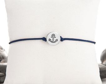 Anchor Bracelet, Nautical Bracelet, Nautical Jewelry, Anchor Jewelry, Anchor, Anchor Pendant, Friendship Bracelet, Gift For Her