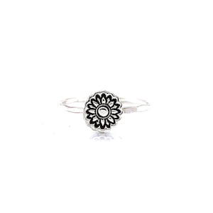 Anello di girasole, Anello di fiori, Gioielli di girasole, Girasole, Regalo per lei, Anello floreale, Anello d'argento, Gioielli di fiori, Argento sterling