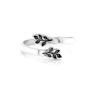 Adjustable Ring, Silver Ring, Vines, Vine, Garden, Leaves, Plants, Gift For Her, Boho Ring, Statement Ring, Adjustable Rings, Handmade Ring