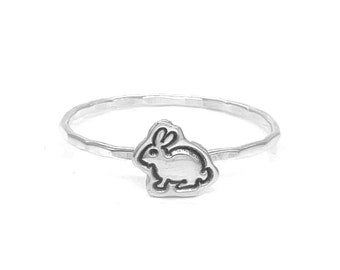 Cute Bunny Stacking Ring - Perfect Gift Idea for Rabbit Lovers!