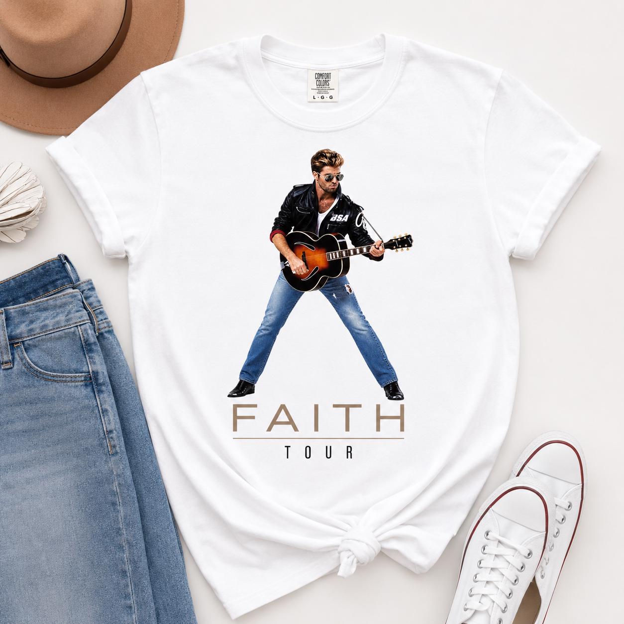 George Michael Faith Tour Tshirt - Etsy