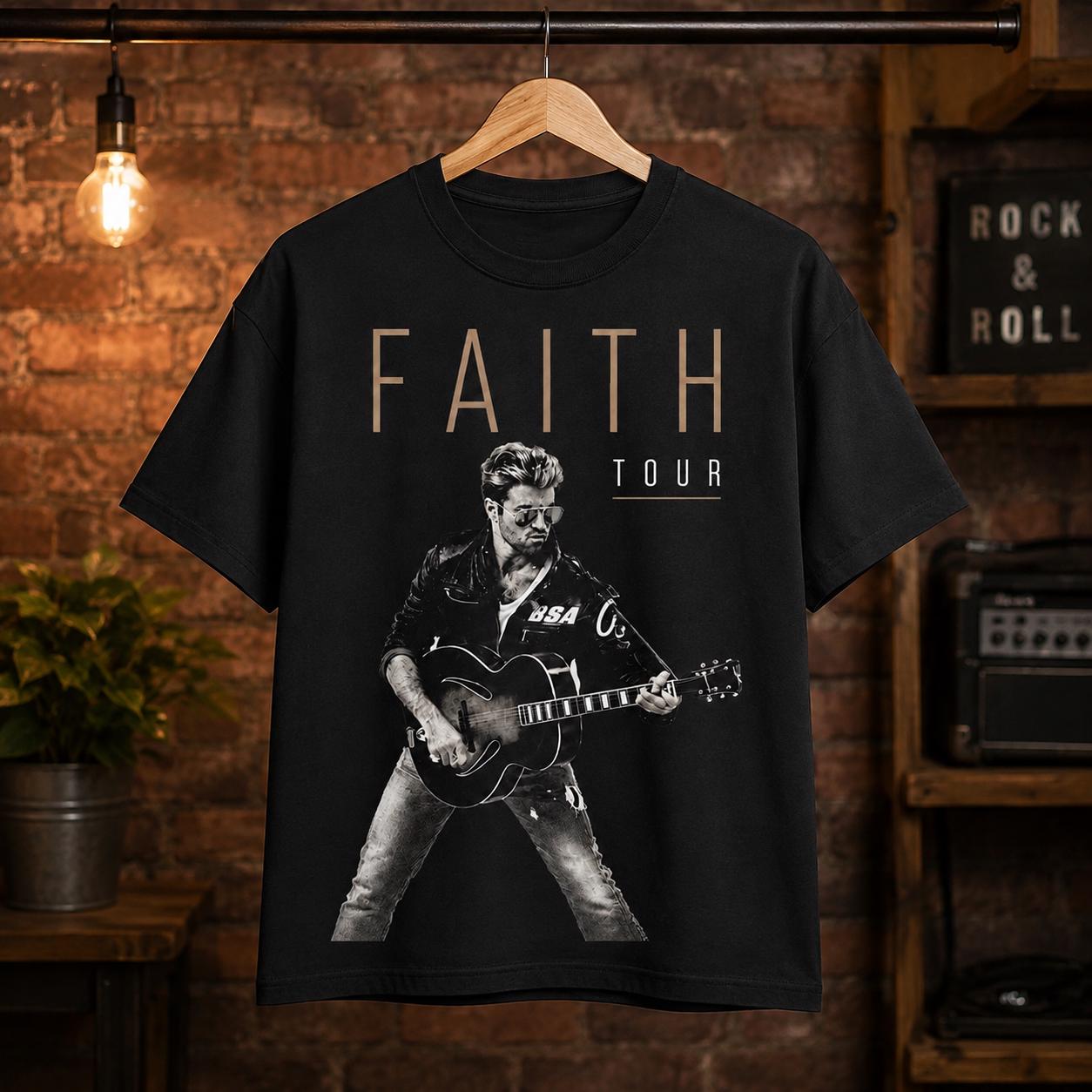 George Michael Faith Tour Tshirt - Etsy