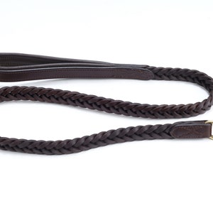 Pear Tannery Plaited Leather Dog Lead 3/4 image 9