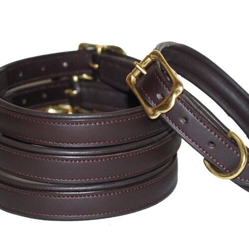 Pear Tannery Swarovski Diamond Padded Leather Dog Collar Etsy