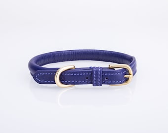 Pear Tannery Super Soft Rolled Leather Dog Collar