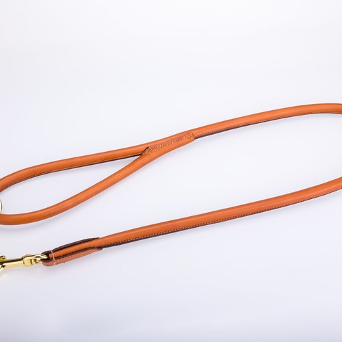 Pear Tannery Super Soft Rolled Leather Dog Collar Etsy UK