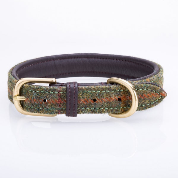 Pear Tannery Tweed Dog Collar