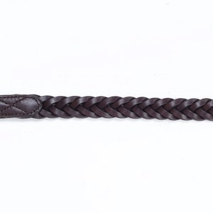 Pear Tannery Plaited Leather Dog Lead 3/4 image 6