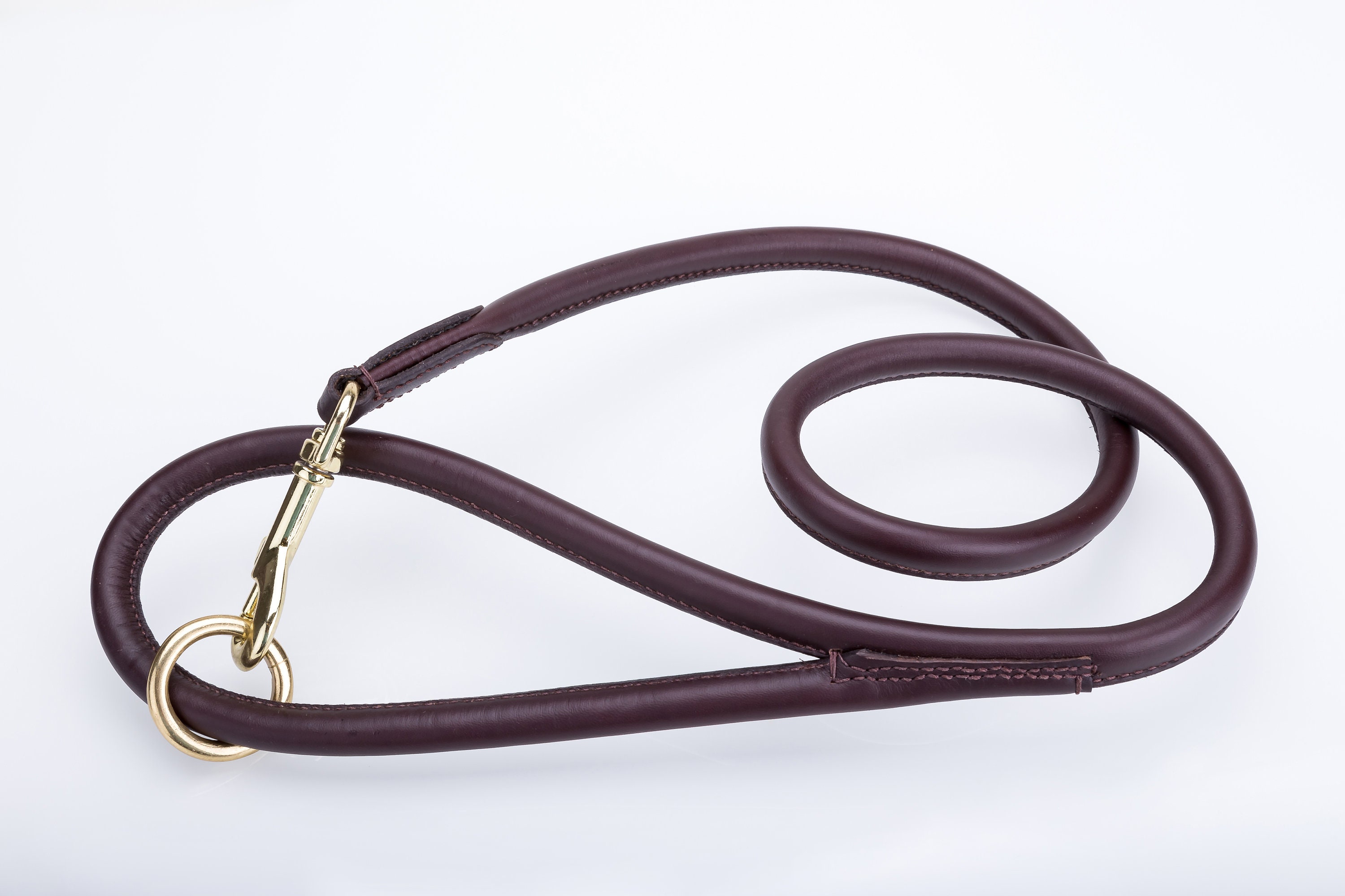 Pear Tannery Fine Rolled Leather Dog Lead 0.3 Etsy UK