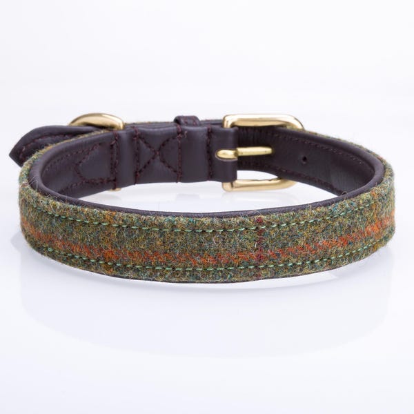 Pear Tannery Tweed Dog Collar