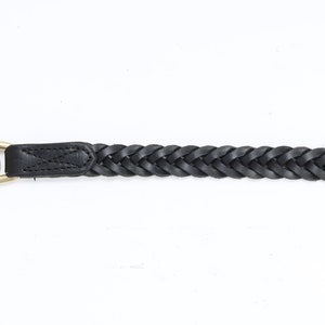 Pear Tannery Plaited Leather Dog Lead 3/4 image 4