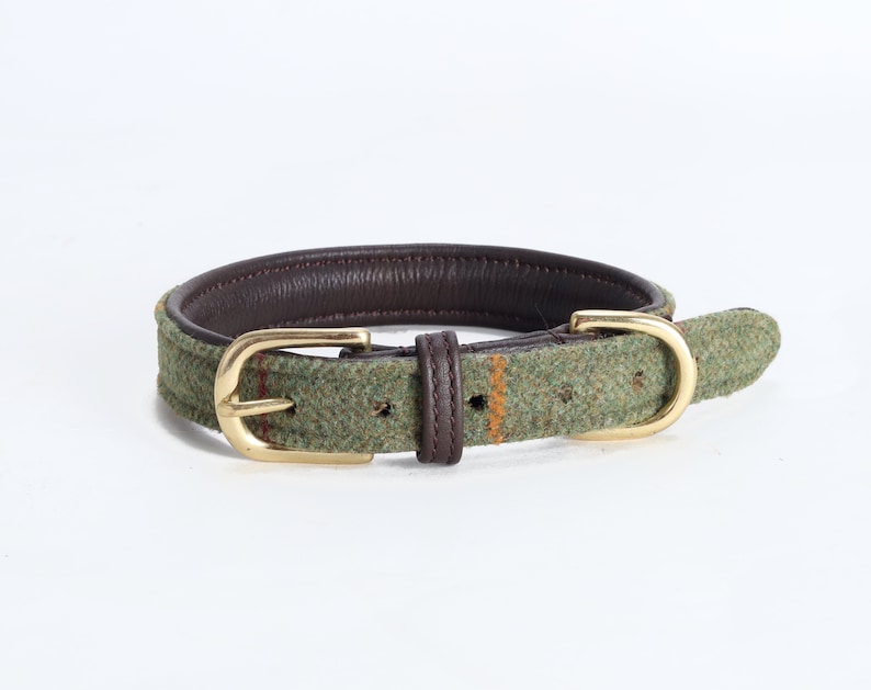 Pear Tannery Tweed Dog Collar image 3