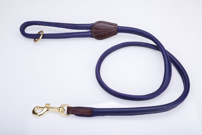 Pear Tannery Super Soft Rolled Leather Dog Lead image 10