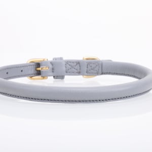 Pear Tannery Super Soft Rolled Leather Dog Collar image 9