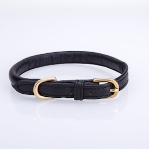 Pear Tannery Super Soft Rolled Leather Dog Collar image 8
