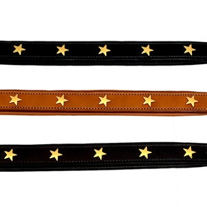 Pear Tannery Padded Leather Dog Collar With Star image 7