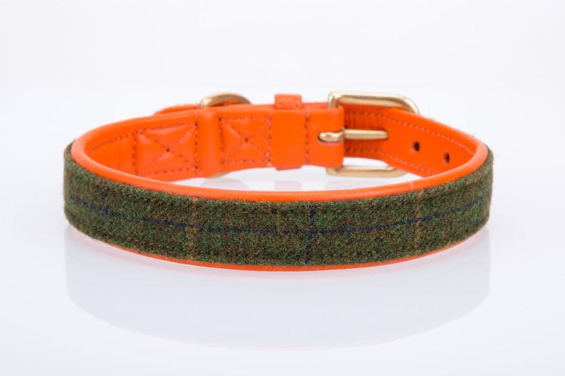 Pear Tannery Tweed Dog Collar image 5