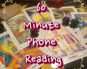 60 Minute Tarot Reading: Love, Career, and Guidance (PDF or Phone)