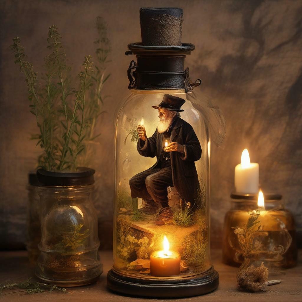 Rare MAGICIAN OIL- light and dark spells, seals, pacts, brings magic