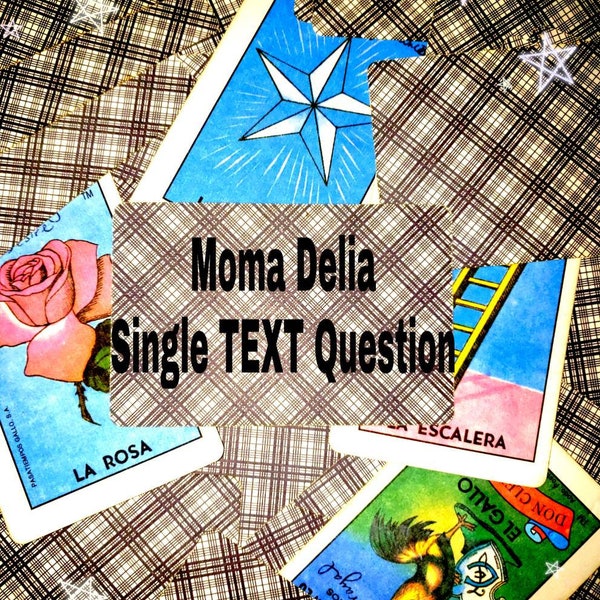 Career Love Relationship TAROT PSYCHIC READING text format Moma Delia small text message psychic reading