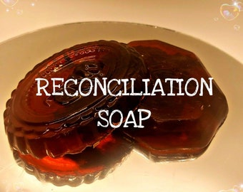 RECONCILIATION SOAP red rose scent beauty soap magic spell bar of soap roses herbs witch get my ex back love life attraction spell