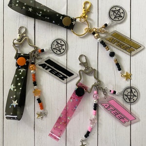 ATEEZ KPOP Keychain *Various Colors* ATINY