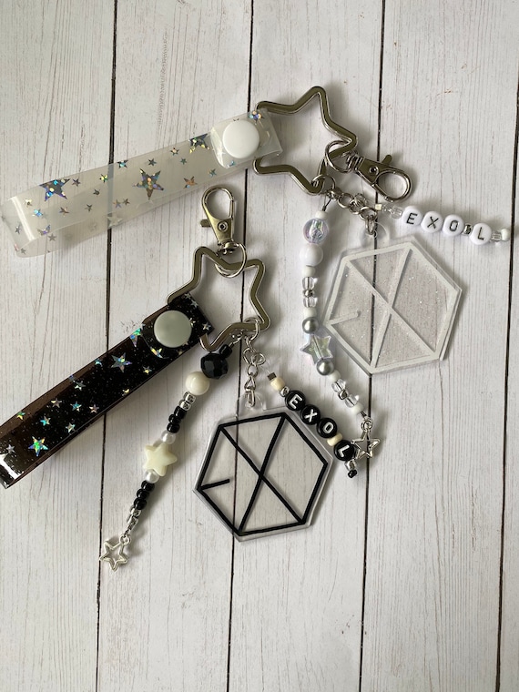 EXO Kpop Keychain EXO L Etsy