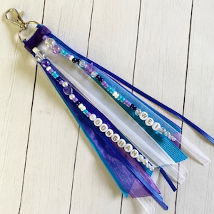 WEi KPOP Lightstick Tassel - RUi Keychain