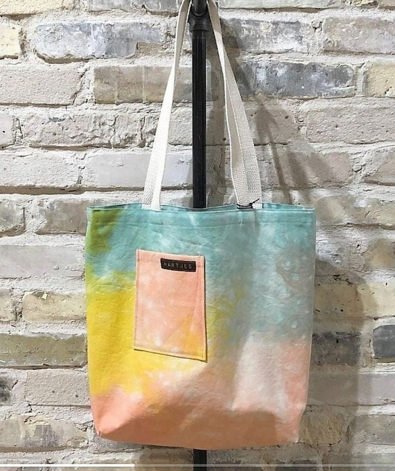 Hand-Dyed Handmade Canvas Tote Bag | Made in USA