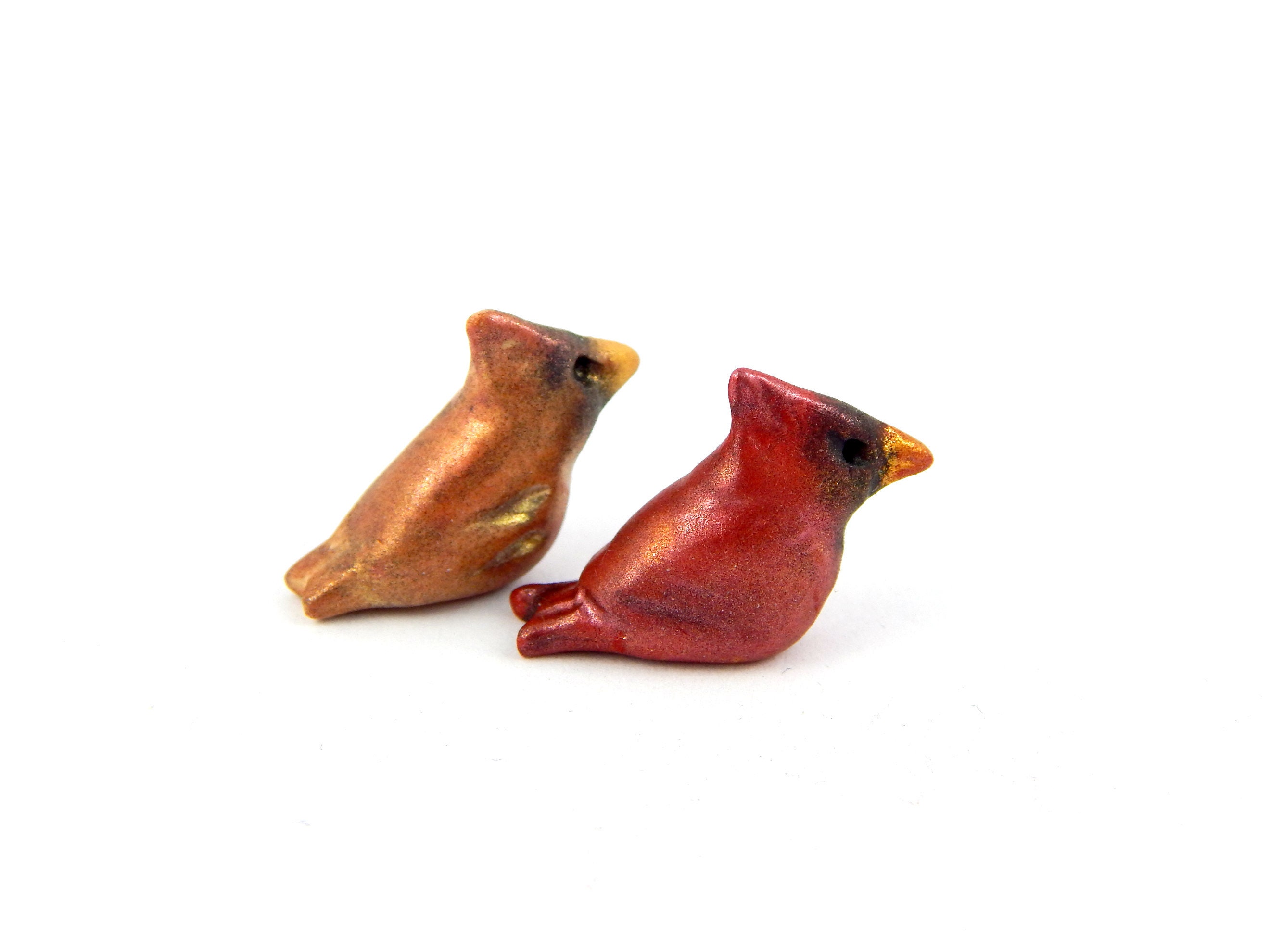 tiny cardinal figurines