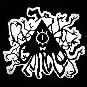 Many Limbs Bill Cipher Vinyl Sticker - 2in and 2.5in