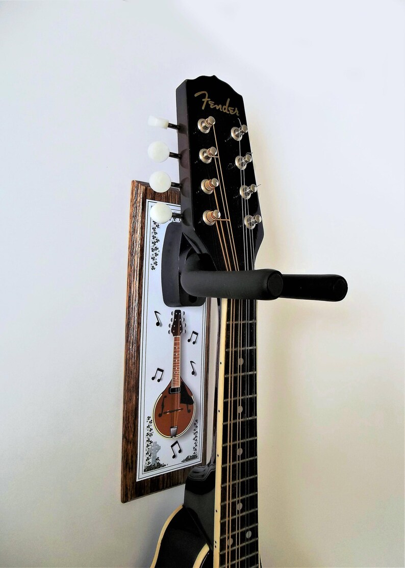 Instrument Hanger Mandolin Holder Wall Mounted Hanger Etsy